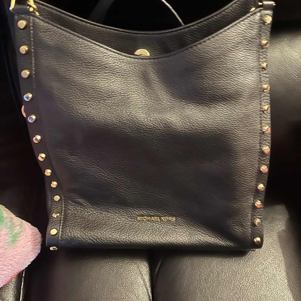 Michael Kors Black Studded Women's Bag